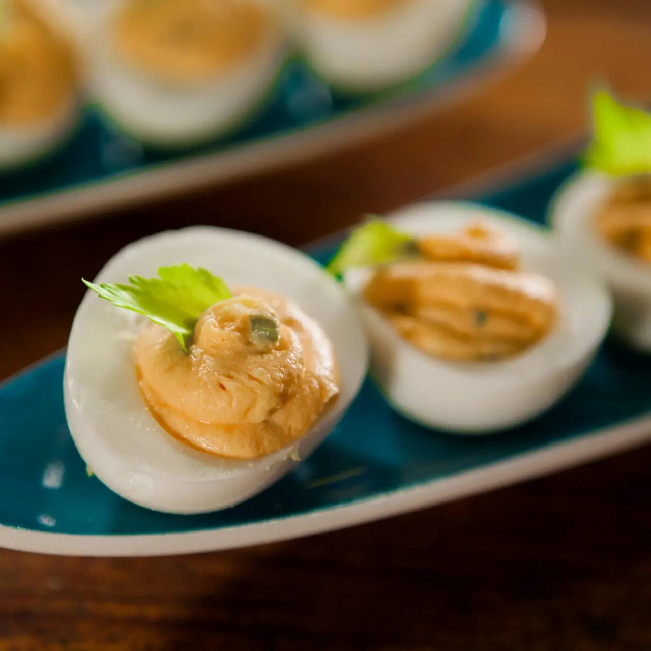 Pioneer woman buffalo deviled eggs