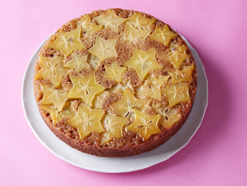 Food Network Kitchen's Star Fruit Upside-Down Cake, as seen on Food Network.