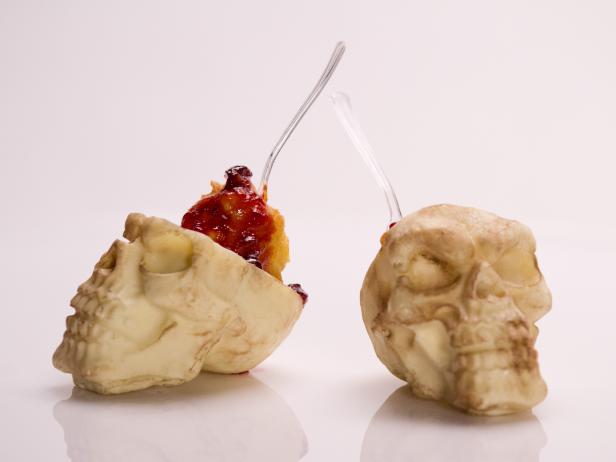 Fried Crispy Brain with Marrow Cream