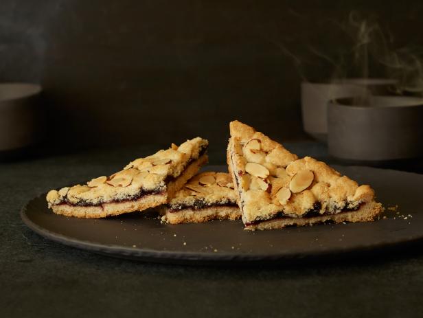 Vegan and Gluten-Free Fruit and Almond Shortbread Bars image