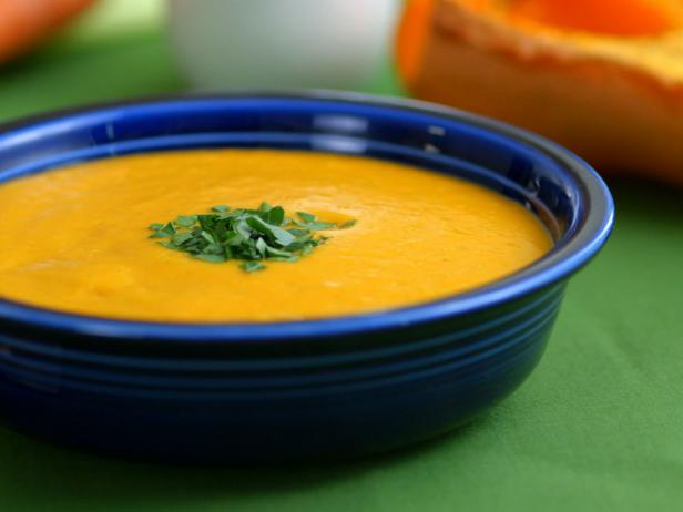 Coconut Curried Butternut Squash Soup image