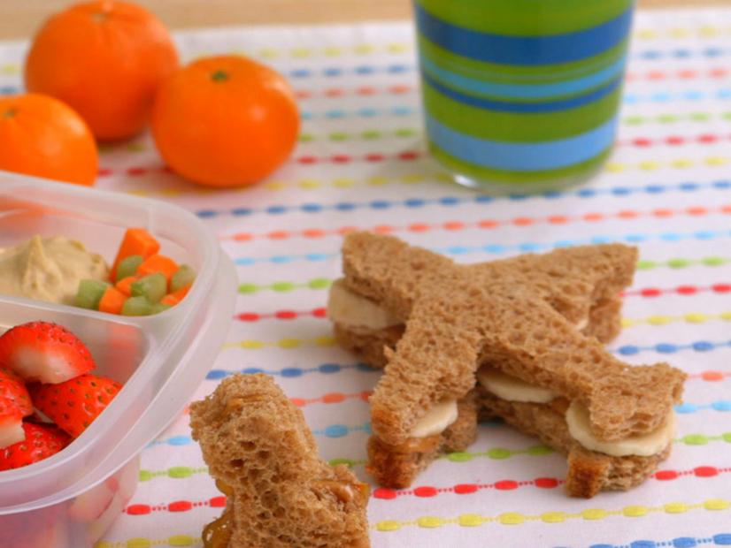 Easy Kids Lunches Fun Shaped Sandwiches Recipe Food Network