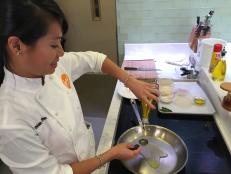 Get a sneak peek into a day in the life of Food Network recipe tester Vivian Chan.