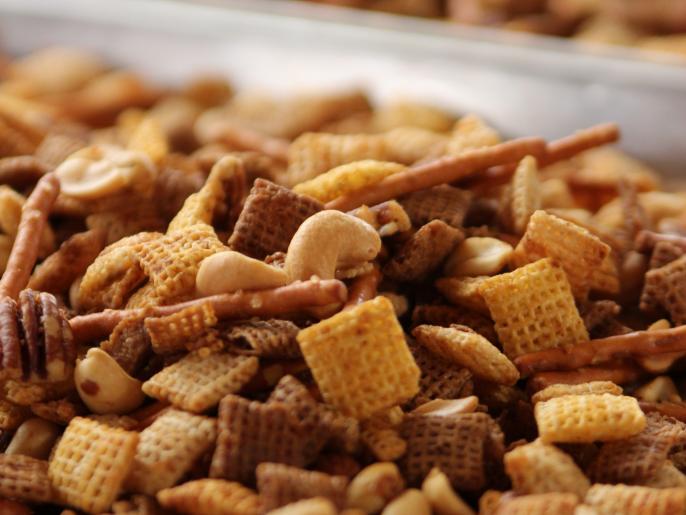 How to Make Homemade Chex Mix Party Mix Recipe Ree Drummond Food Network