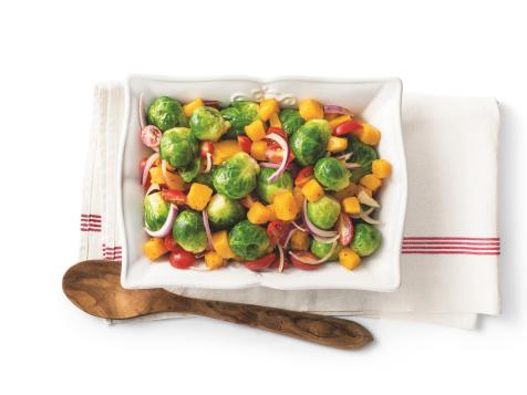 Brussels Sprouts and Butternut Squash Salad