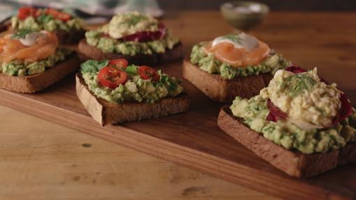 Avocado Toast 3 Ways