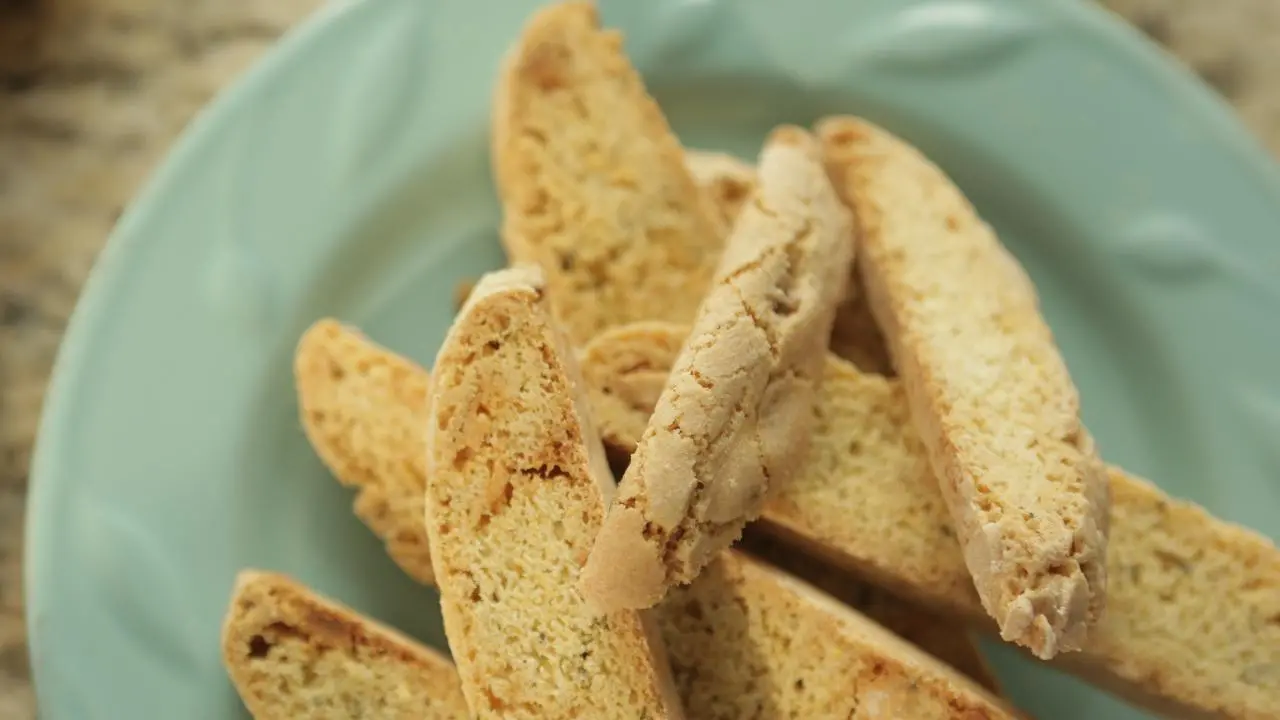 White Chocolate Herb Biscotti