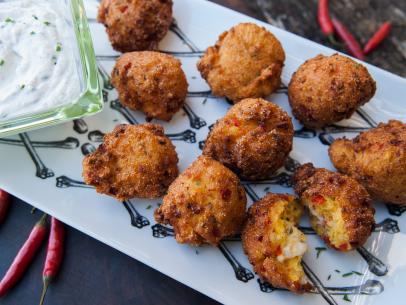 Lobster Hushpuppies With Horseradish Cream-image