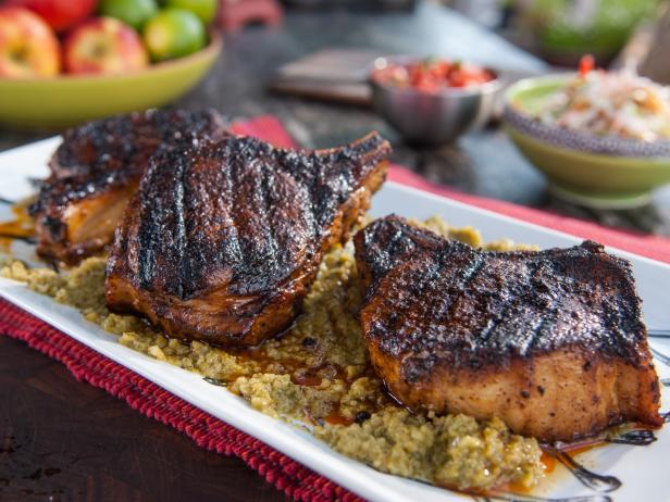 Mexican Chile Pork Chops Recipe | Guy Fieri | Food Network