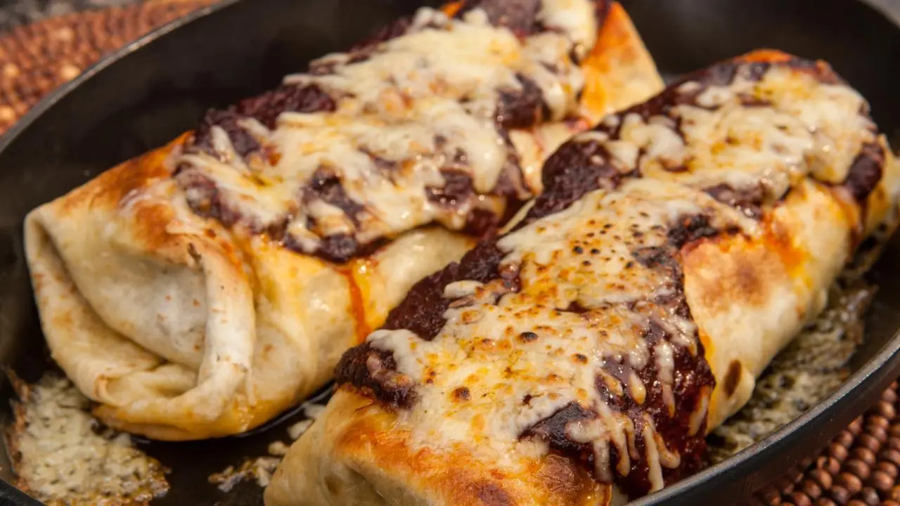 Green Chile Chicken Burrito