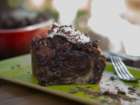 Chocolate Babka Bread Pudding with Rum-Spiked Cherries