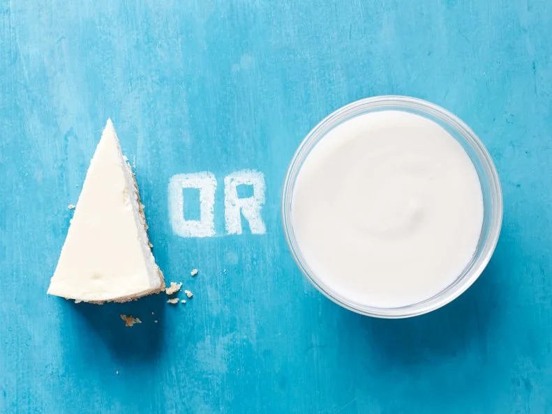 250 Calories worth of cheesecake or vanilla yogurt.