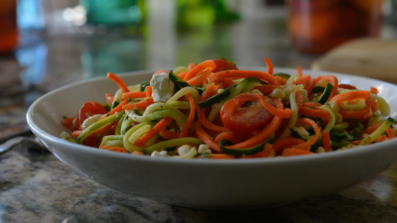 Zucchini Noodle Salad