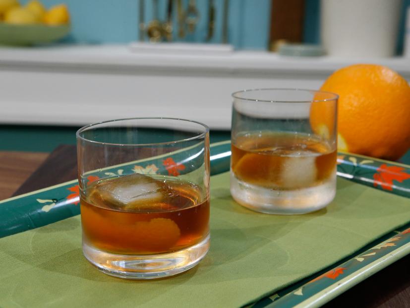 Geoffrey Zakarian's Toronto cocktail is seen on the set of Food Network's The Kitchen, Season 7.