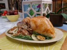 Jeff Mauro's Cut Up Turkey is seen on the set of Food Network's The Kitchen, Season 7.