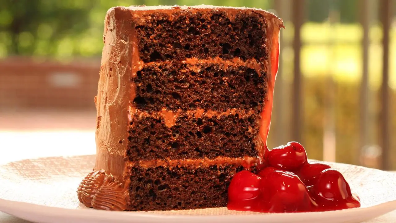 Cherry Pie-Stuffed Cake