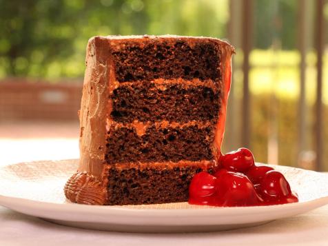 Cherry Pie Stuffed Chocolate Cake