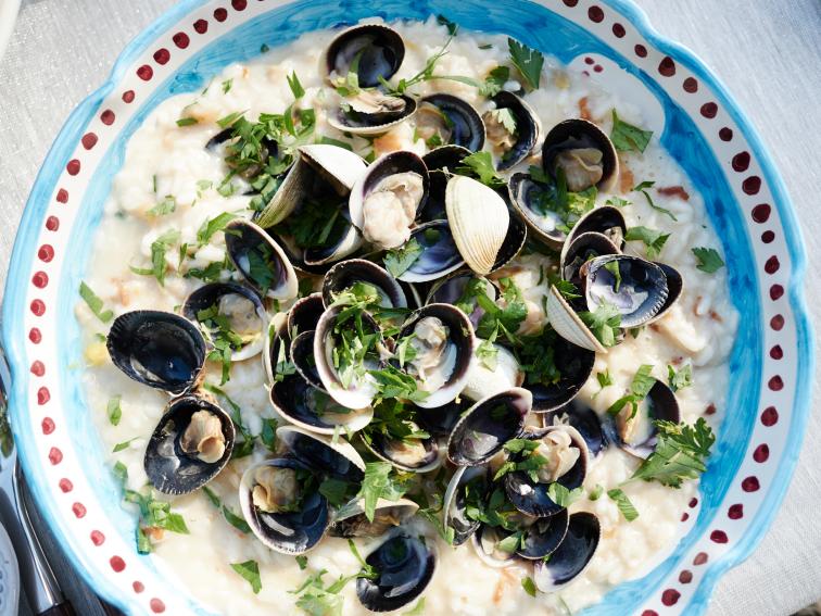 Risotto with Clams Recipe Giada De Laurentiis Food Network