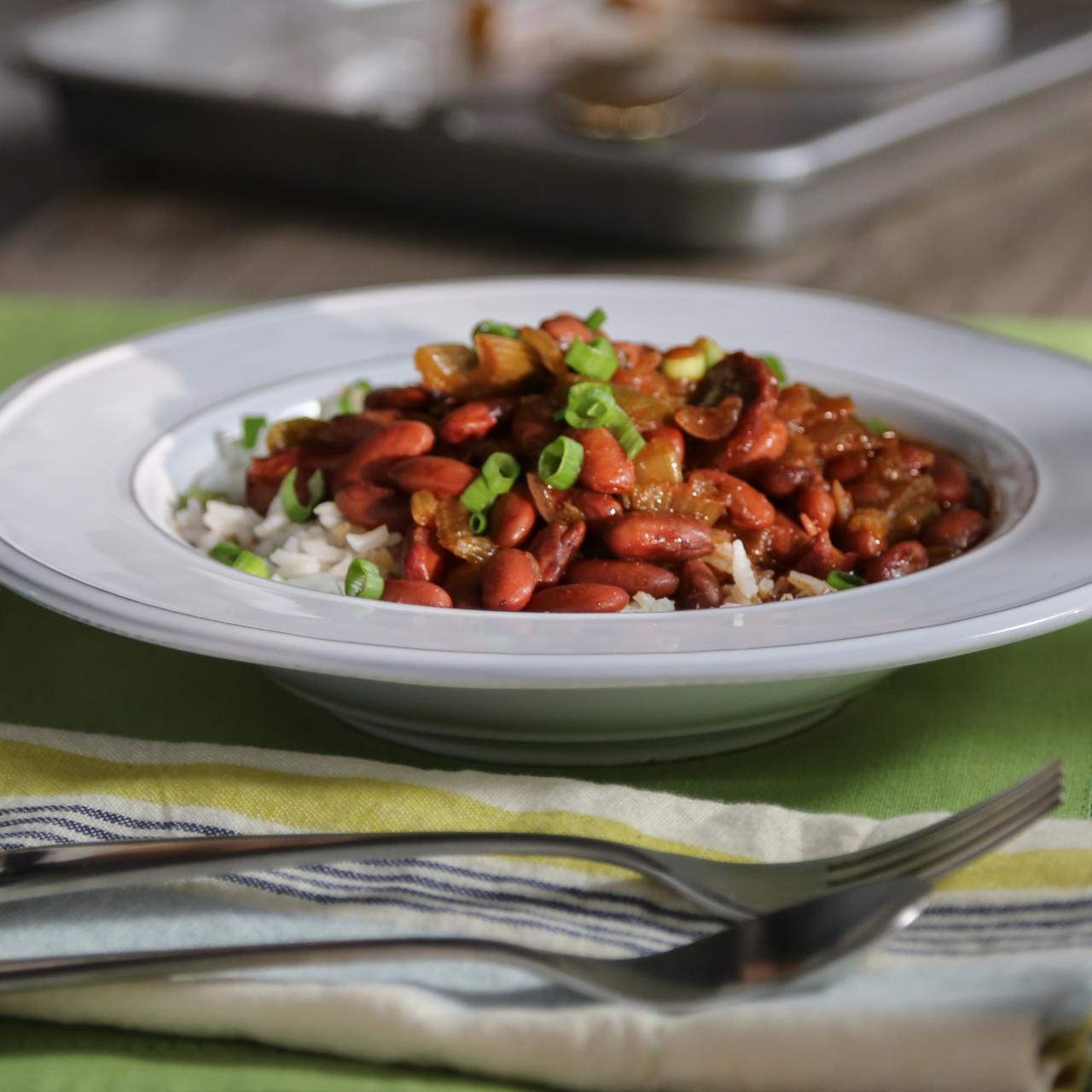 Slow Cooker Red Beans and Rice Recipe - A Pinch of Healthy