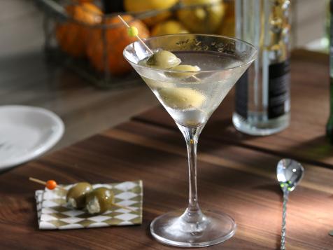 Blue Cheese-Stuffed Olives Martini