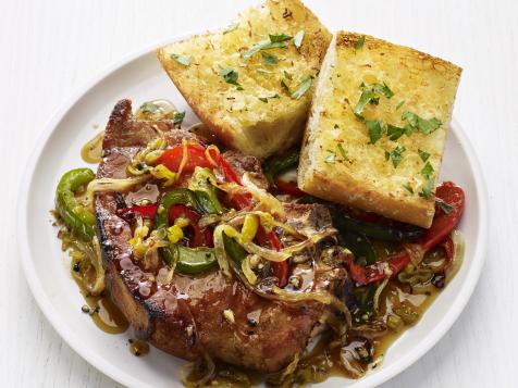 Onion-and-Pepper Pork Chops