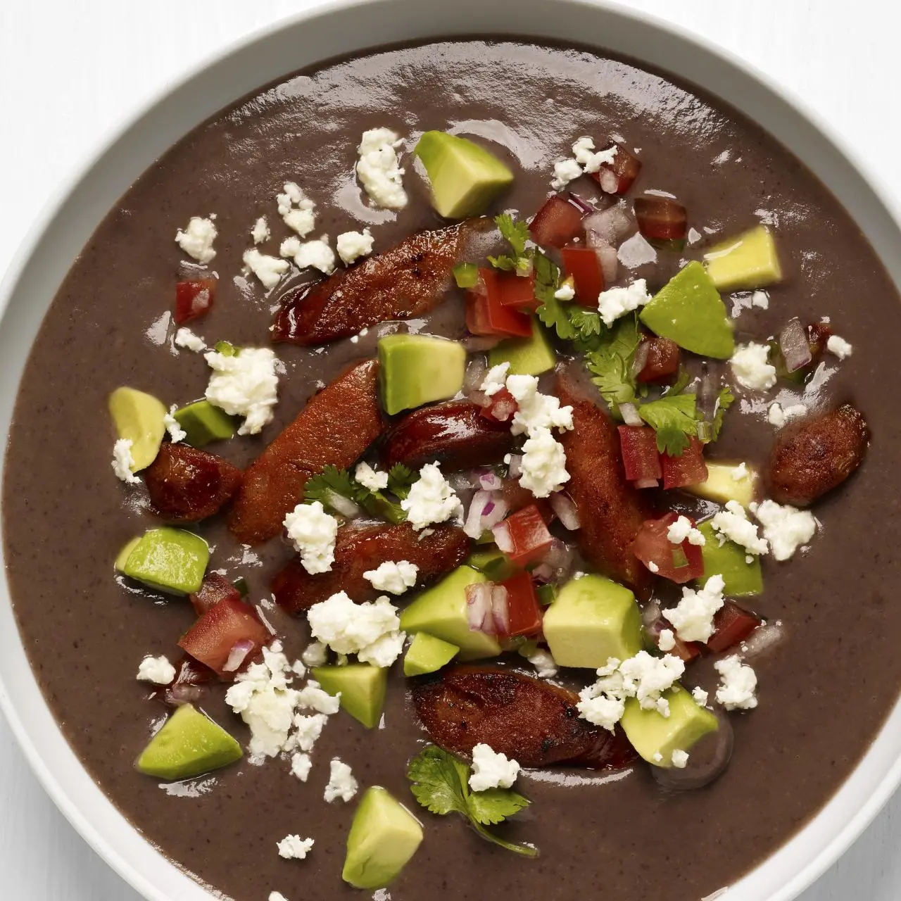 Slow-Cooker Black Bean Soup with Chorizo-image