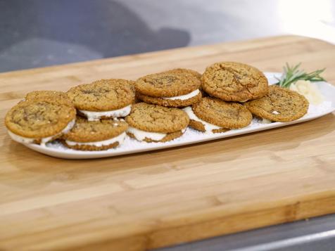 Gingersnap Ice Cream Sandwich