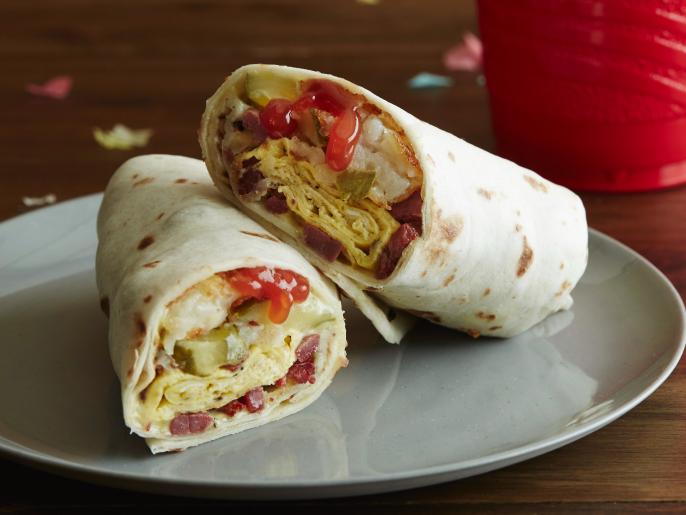 Hangover Corned Beef Hash Wrap Recipe Food Network Kitchen Food Network