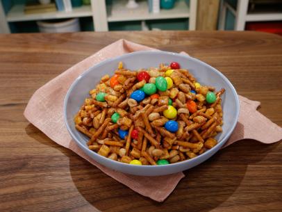 Sunny Anderson's Sunny's Cereal Trail Mix is seen on the set of Food Network's The Kitchen, Season 8.