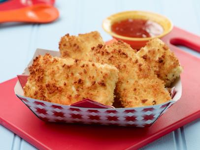 Food Network Kitchen’s Baked Tofu Tenders from Kids Can Make for KIDS CAN BAKE/KIDS CAN MAKE/EASTER, as seen on Food Network