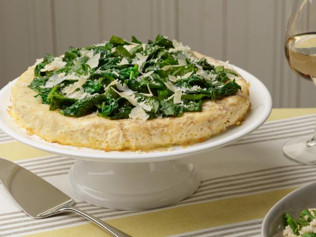 Food Network Kitchen’s Slow Cooker Ham, Cheese and Spinach Crustless Quiche from Slow-Cooker Recipes for Easter for KIDS CAN BAKE/KIDS CAN MAKE/EASTER, as seen on Food Network.