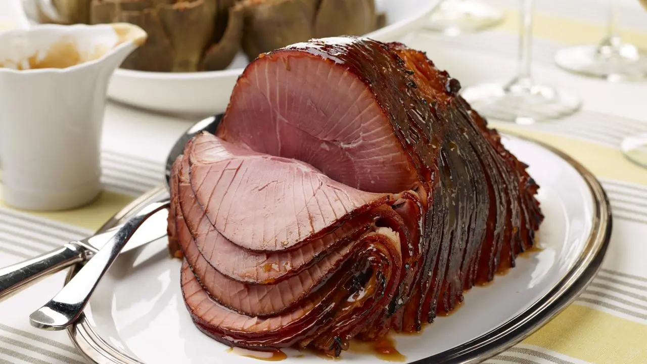 Slow-Cooker Ham with Apricot-Dijon Glaze