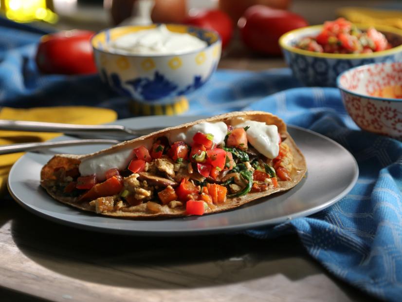 Breakfast Fajitas Recipe Valerie Bertinelli Food Network