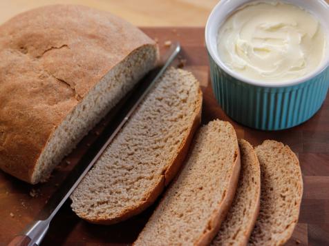 Rustic Country Bread with Honey Butter