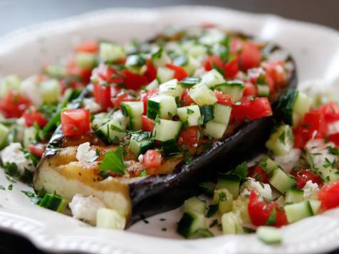 Greek Grilled Eggplant Steaks