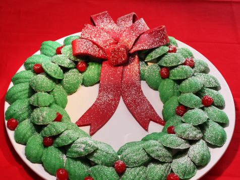 Madeleine Wreath with Sour Cherry Mousse