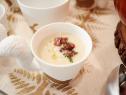 Host Giada de Laurentiis' dish, White Velvet Soup, as seen on Food Network’s Giada’s Holiday Handbook, Season 1.
