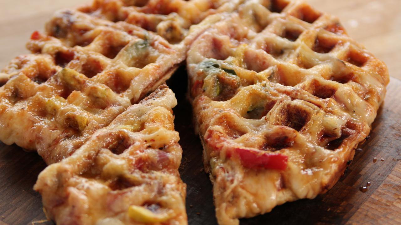 Ree's Waffle Maker Pizza