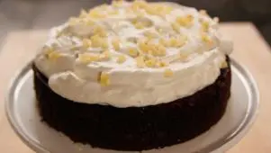 Lemon Ginger Molasses Cake