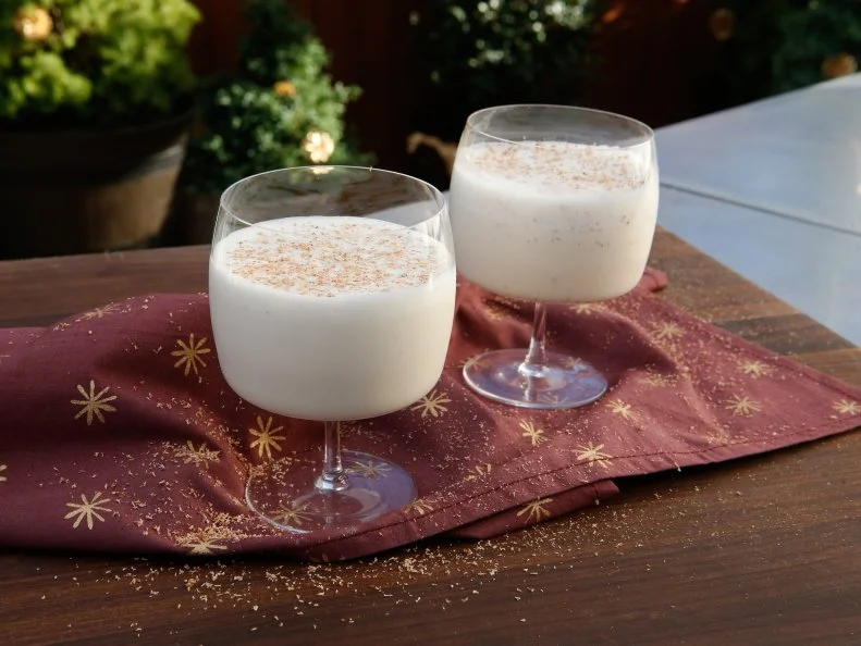 Geoffrey Zakarian's Frozen Brandied Eggnog is seen on the set of Food Network's The Kitchen, Season 8.
