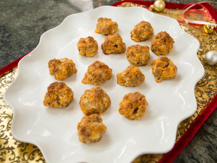 Cheesy Sausage Snacks Recipe Valerie Bertinelli Food Network
