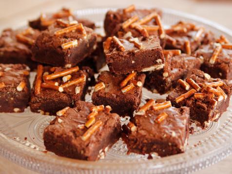 Salted Pretzel Brownies