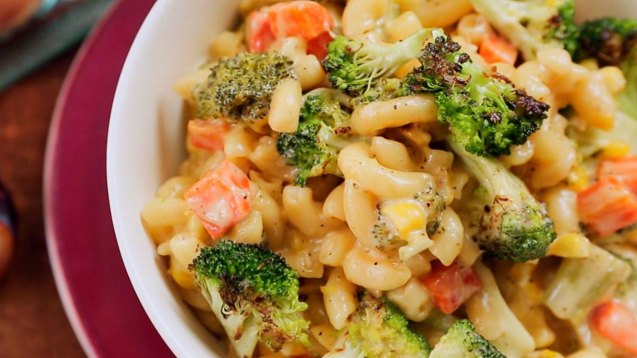 Vegetable Mac and Cheese