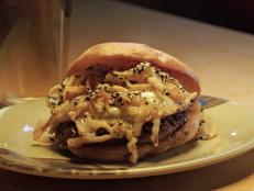 With Las Vegas’ reputation for excess, decadent bites abound, but this food truck offers a sure bet when it comes to indulgent burgers. Jet Tila’s go-to burger is the Tamago: A marinated beef patty topped with fried egg, teriyaki sauce, fried onions and wasabi mayo makes for a medley of flavors.