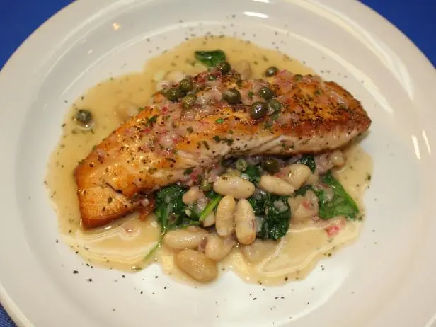 Salmon Piccata Recipe | Robert Irvine