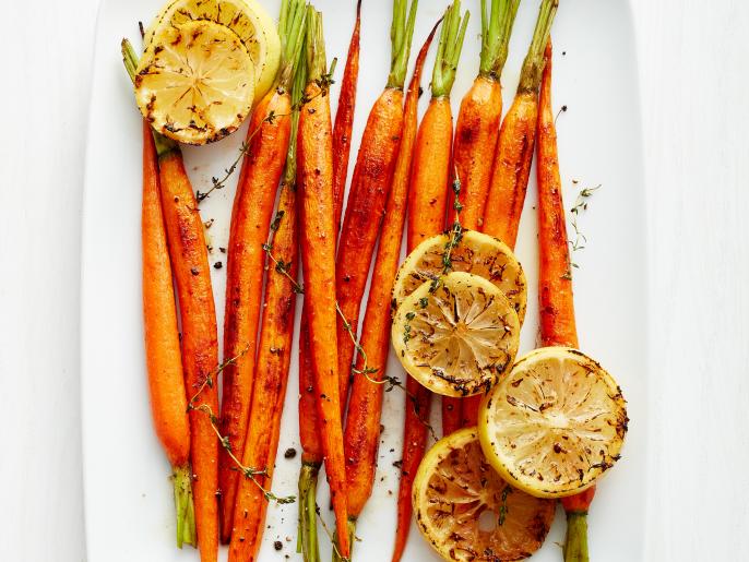 Lemon Thyme Roasted Carrots Recipe Food Network Kitchen Food Network