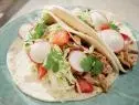 Detail of Host Giada de Laurentiis' drink, Pulled Pork Tacos, as seen on Food Network’s Giada Entertains, Season 1.