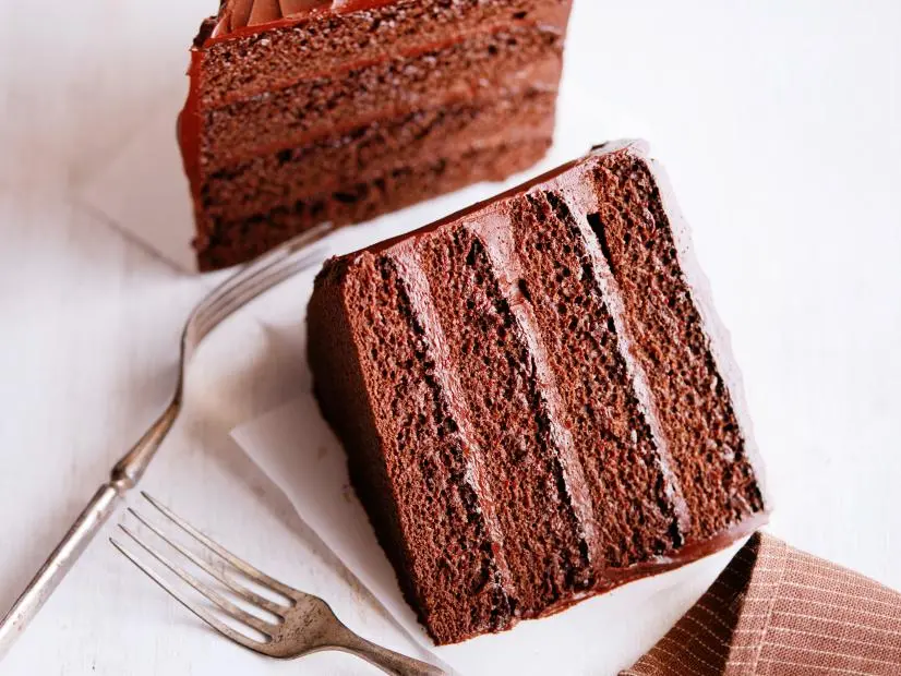 FNK CHOCOLATE CAKE FOR TWO Food Network Kitchen Food Network Allpurpose Flour, Sugar, Unsweetened Cocoa Powder, Baking Powder, Baking Soda, Buttermilk, Egg, Vanilla Extract