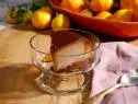 Natalie Morales' Chocolate Winter Flan is seen on the set of Food Network's The Kitchen, Season 8.