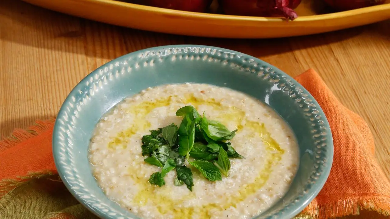 Savory Oatmeal Risotto